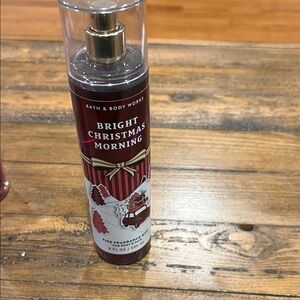 Bath & Body Works Bright Christmas Morning Fragrance Mist - Red and Gold